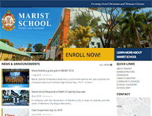 Tablet Screenshot of maristschool.edu.ph